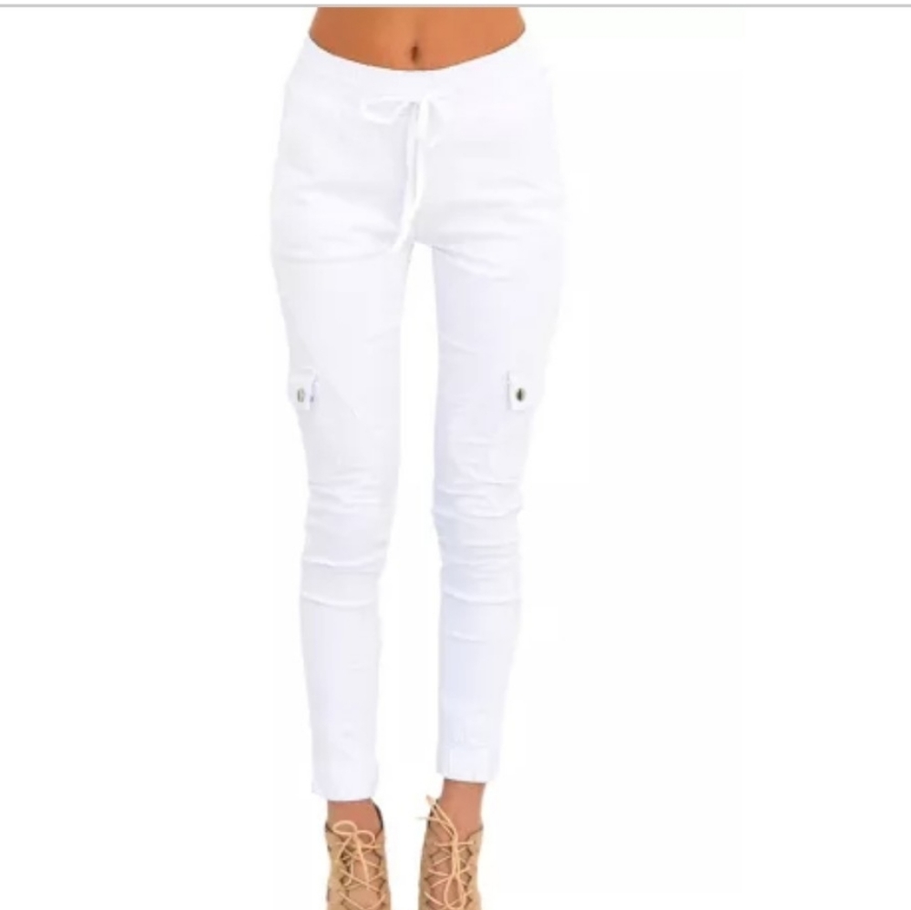White Ankle Denim Jeans